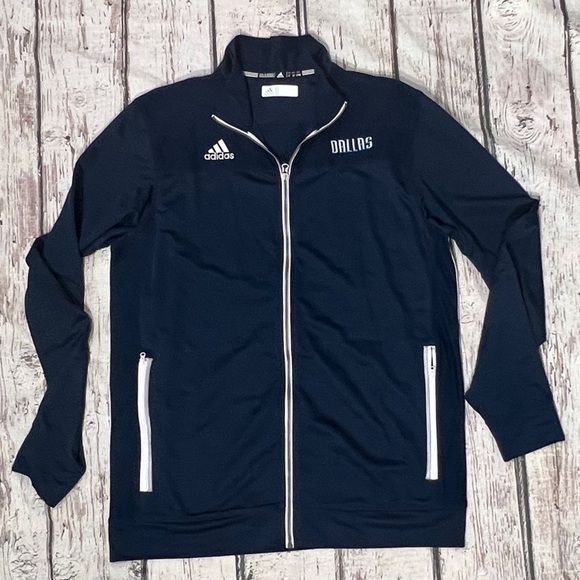 Dallas Mavericks Zip Up NBA Basketball Adidas Sports Coat Jacket - Picture 1 of 6